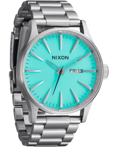 Nixon The Sentry Bracelet Watch - Blue