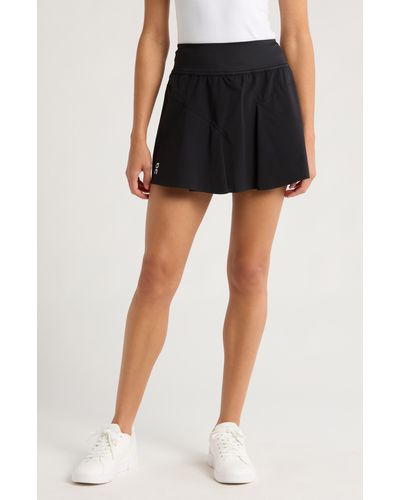 On Shoes Court Pleated Skirt - Gray