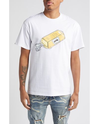 ICECREAM Bread Cotton Graphic T-shirt - White