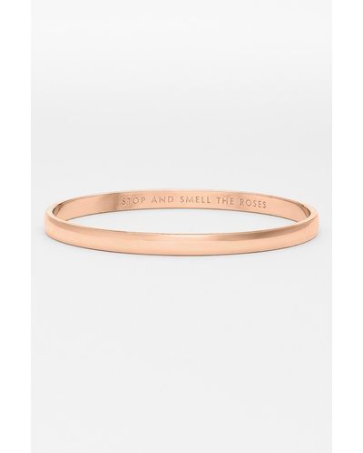 Kate Spade Stop And Smell The Roses Bangle - Natural
