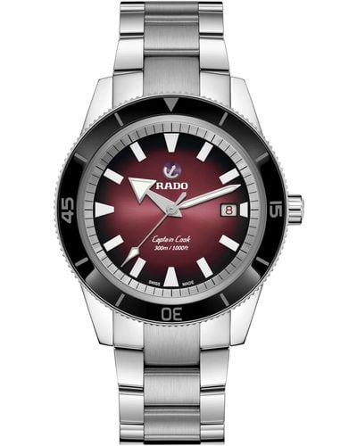 Rado Captain Cook Automatic Bracelet Watch - Gray