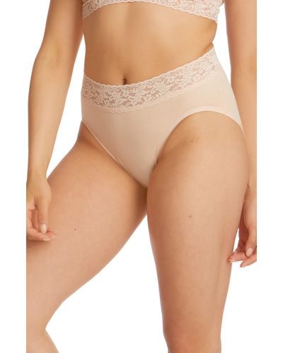 Hanky Panky Cotton French Briefs - Natural
