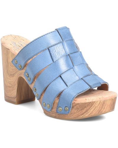 Kork-Ease Kork-ease Devan Platform Sandal - Blue