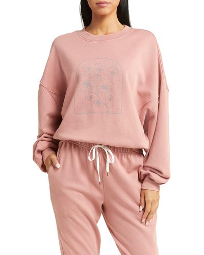 Honeydew Intimates No Plans Graphic Sweatshirt - Pink
