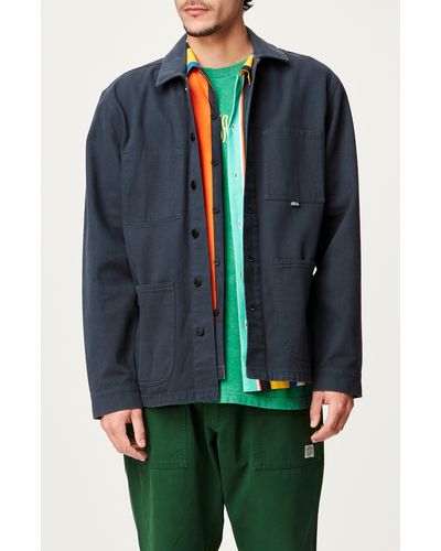 Picture Smeeth Organic Cotton Drill Jacket - Blue