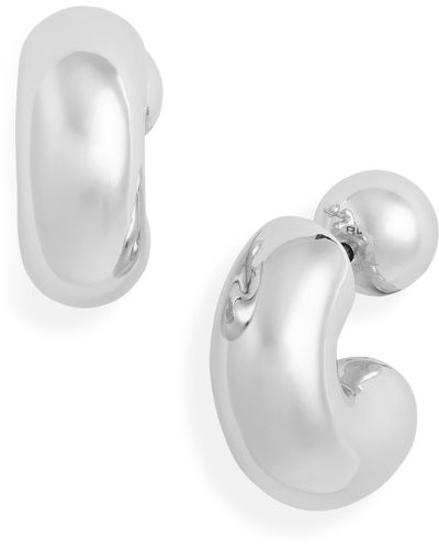 Jenny Bird Small Le Tome Hoop Earrings - White