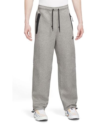 Nike Tech Fleece Open Hem Pants - Gray