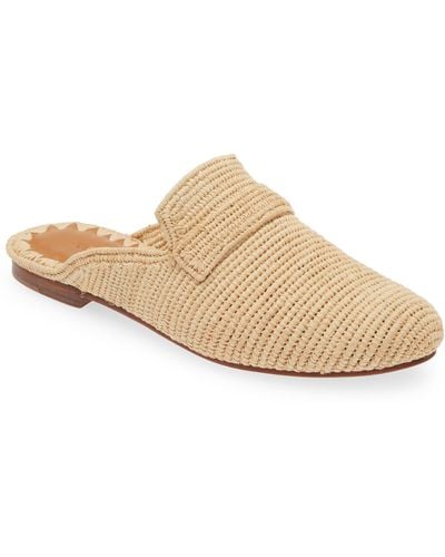 Carrie Forbes Tapa Raffia Mule - Natural