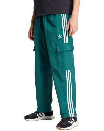 adidas Adicolor Classics Lifestyle 3-stripe Cargo Pants - Green