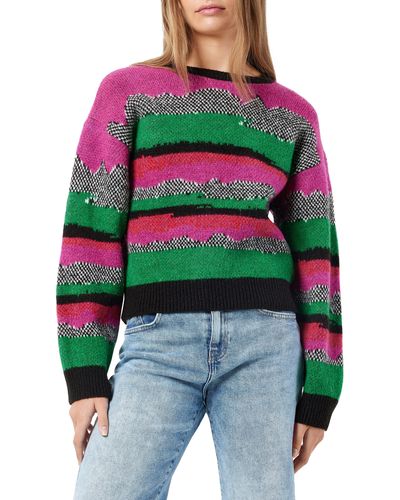 Noisy May Melisa Striped Sweater - Multicolor