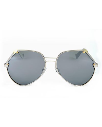 Grey Ant Embassy 60mm Aviator Sunglasses - Blue