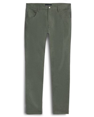 Bugatchi Stretch Cotton Pants - Green