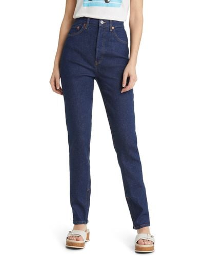 88% for up RE/DONE Skinny Online jeans Lyst Sale | | Women off to