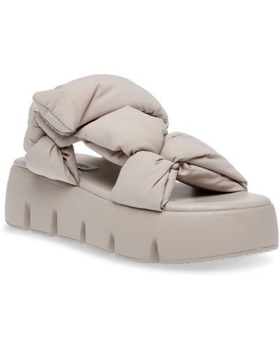 Steve Madden Xandra Slingback Platform Sandal - White