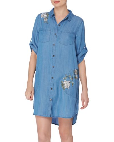 Catherine Malandrino Derry Tunic - Blue