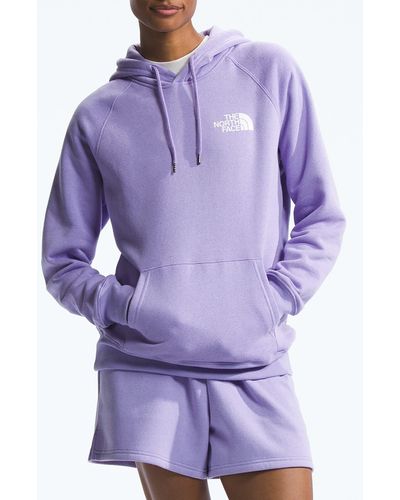 The North Face Box Logo Nse Pullover Hoodie - Purple