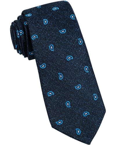 W.r.k. Paisley Silk Tie - Blue