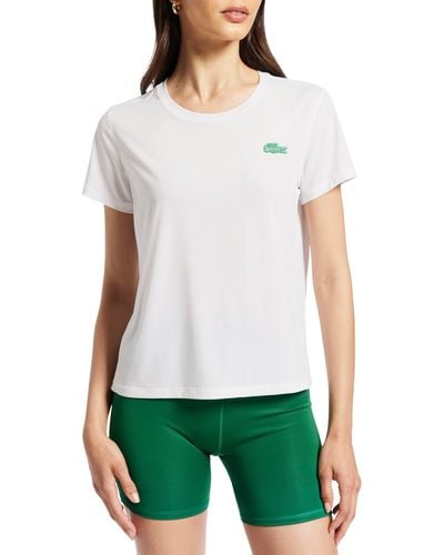 Lacoste X Bandier Short Sleeve Performance Top - Green