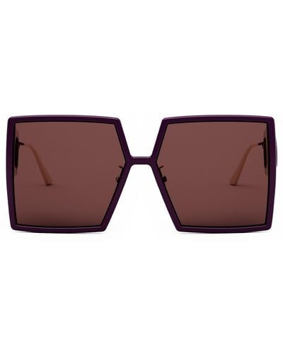 Dior 30montaigne Su 58mm Square Sunglasses - Purple