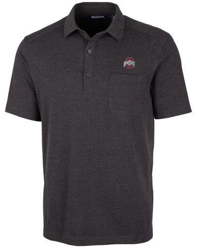Cutter & Buck Ohio State Buckeyes Advantage Jersey Polo At Nordstrom - Black
