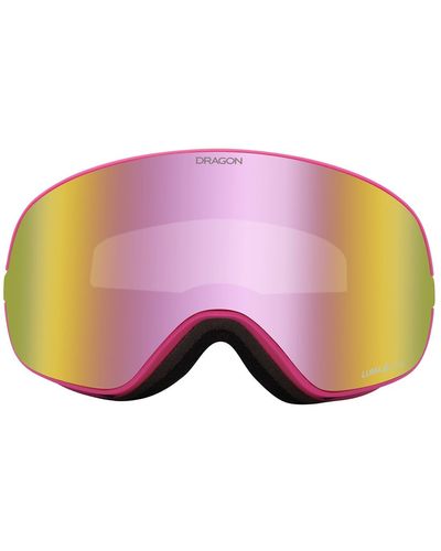 Dragon X2s 72mm Spherical Snow goggles With Bonus Lenses - Pink