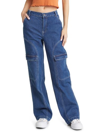 PacSun baggy Wide Leg Skate Jeans - Blue