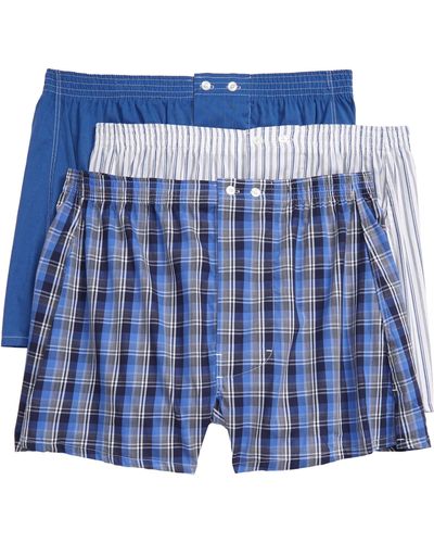 Nordstrom 3-pack Classic Fit Boxers - Blue