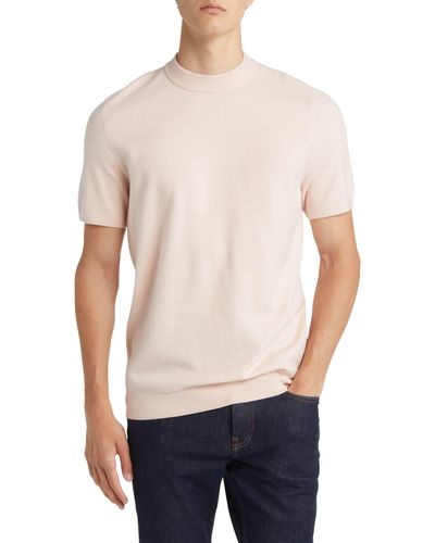 Open Edit Short Sleeve Sweater - White