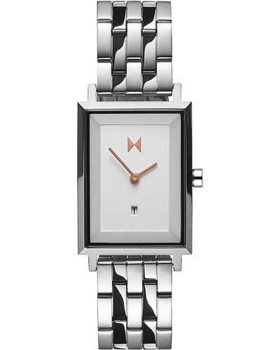 MVMT Signature Rectangular Bracelet Watch - Metallic