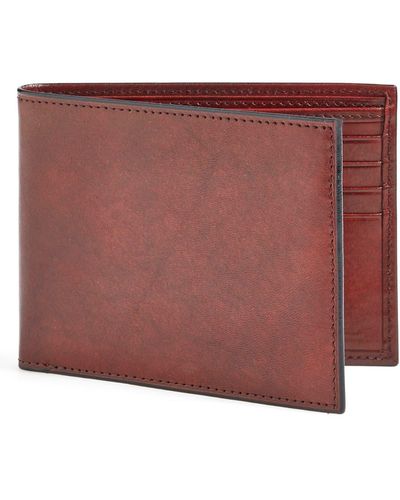 Bosca Old Leather Deluxe Wallet - Red