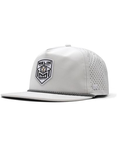 Melin Coronado Shield Hydro Performance Snapback Hat - White