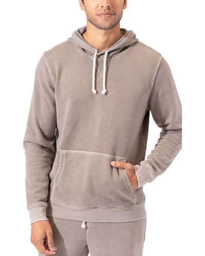 Threads For Thought Mineral Wash Organic Cotton Blend Hoodie - Gray
