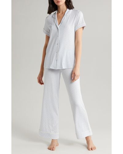 Nordstrom Moonlight Eco Crop Pajamas - White
