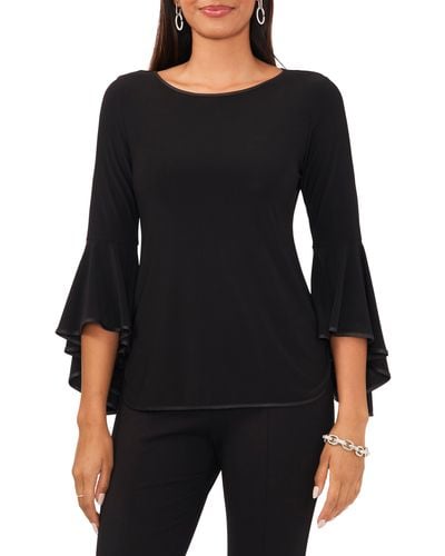 Chaus Bell Sleeve Top - Black