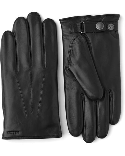 Hestra Nelson Hairsheep Leather Gloves - Black