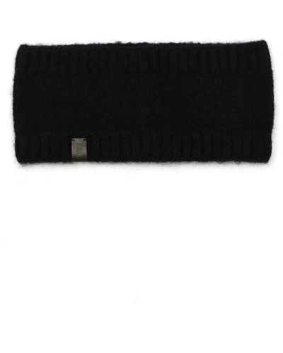 AllSaints Brushed Knit Headband - Black