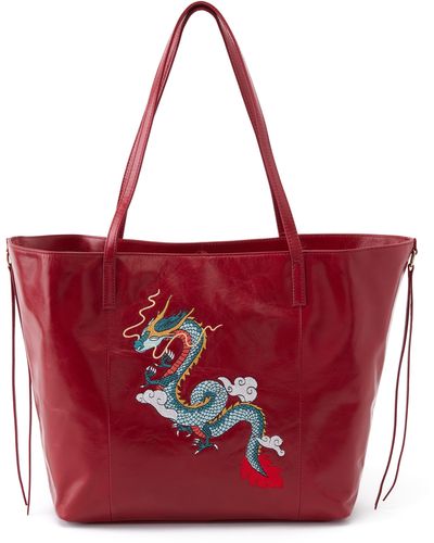Hobo International Kudos Leather Tote - Red