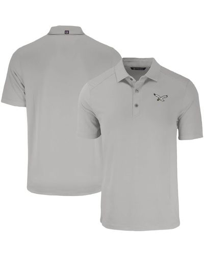 Cutter & Buck Philadelphia Eagles Throwback Forge Eco Stretch Recycled Polo At Nordstrom - Gray