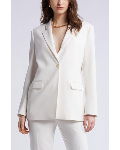 Nordstrom Relaxed Fit Blazer - White