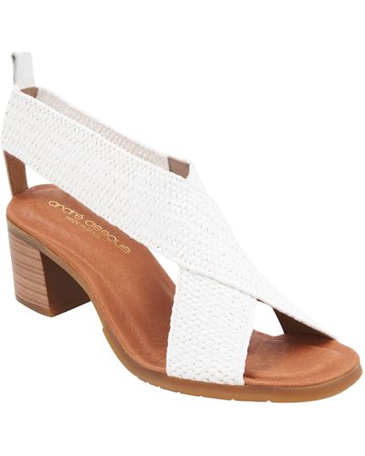 Andre Assous Naira Featherweights Sandal - White