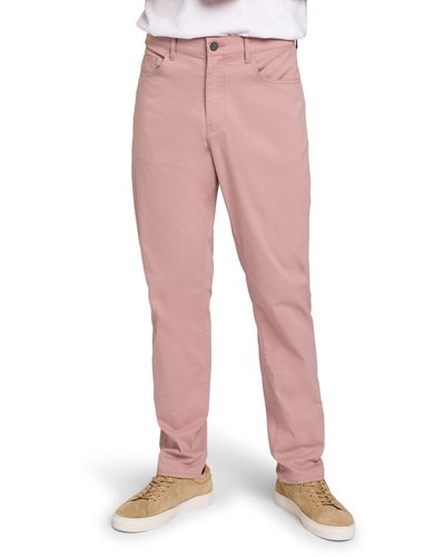 Faherty Movement Organic Cotton Blend Pants - Pink
