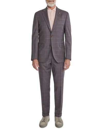 Jack Victor Esprit Contemporary Fit Wool Suit - Gray