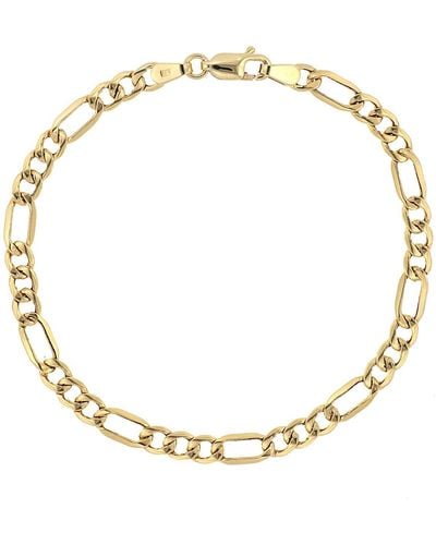 Bony Levy 14k Gold Figaro Chain Bracelet - Metallic