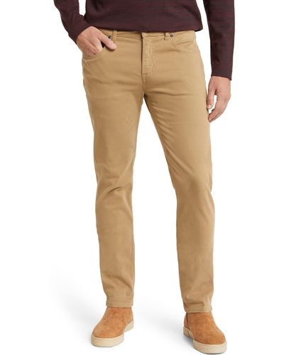 7 For All Mankind Slimmy Luxe Performance Plus Slim Fit Pants - Natural
