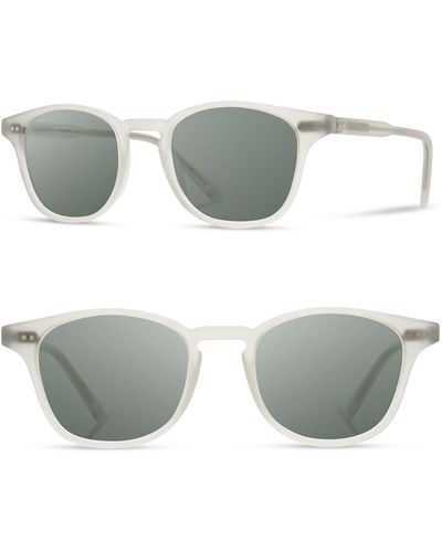 Shwood Kennedy 50mm Polarized Sunglasses - Green