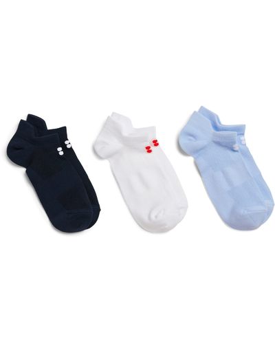 Sweaty Betty 3-pack Sneaker Liner Socks - Blue