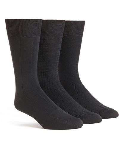 Calvin Klein 3-pack Microfiber Socks - Black