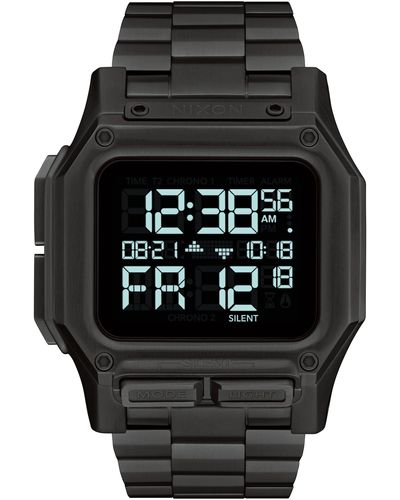 Nixon Regulus Digital Bracelet Watch - Black