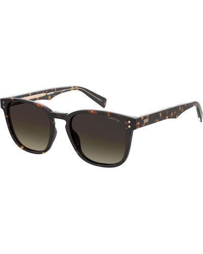 Levi's 51mm Gradient Rectangle Sunglasses - Black
