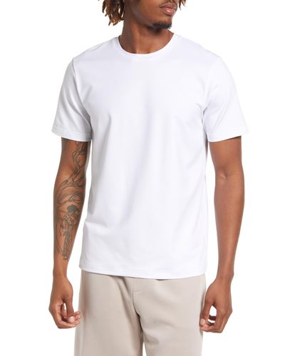 Alo Yoga Conquer Reform Performance Crewneck T-shirt - White
